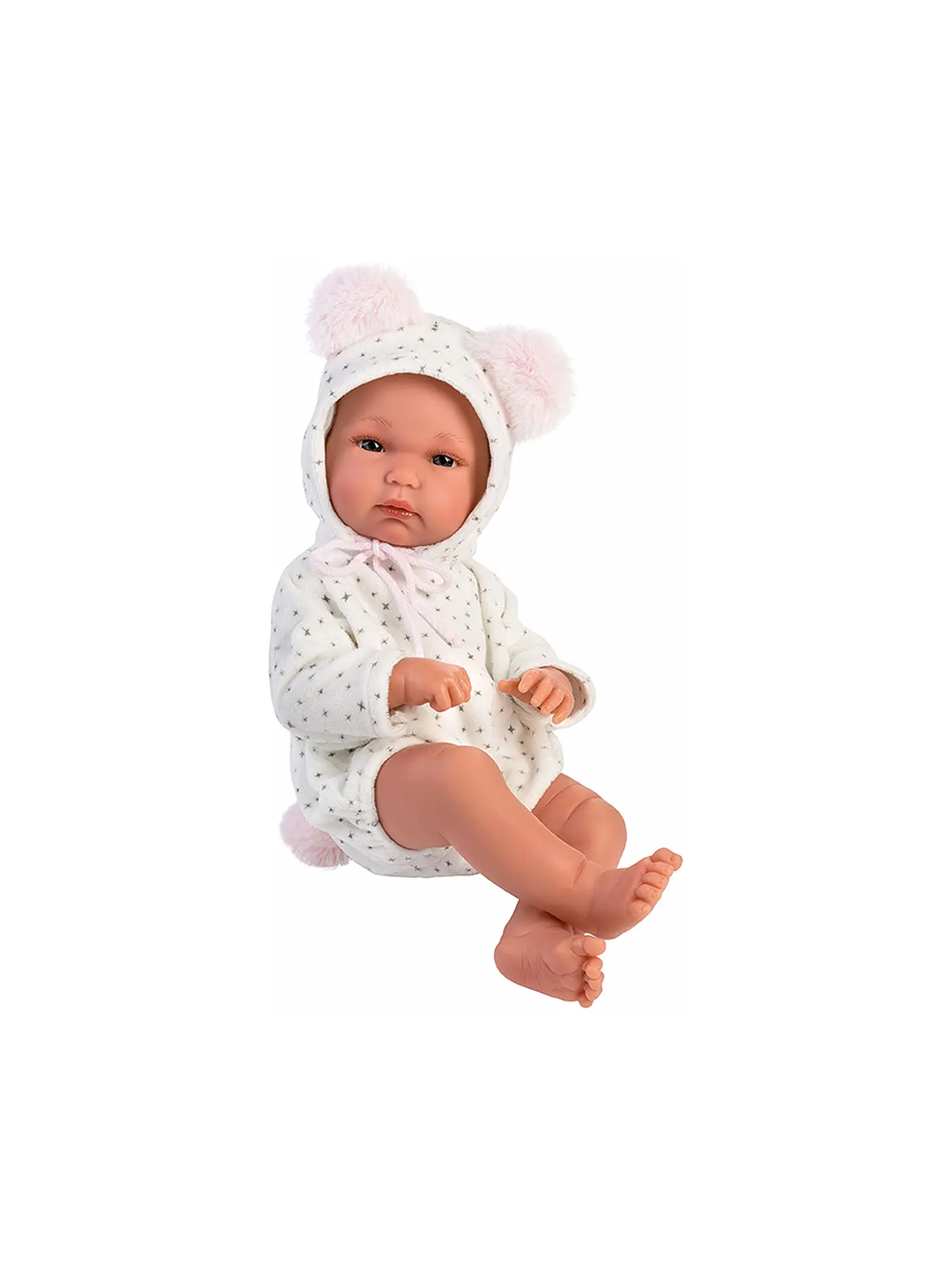 LLORENS | Babypuppe mit Schaukelzelt rosa 35cm | 